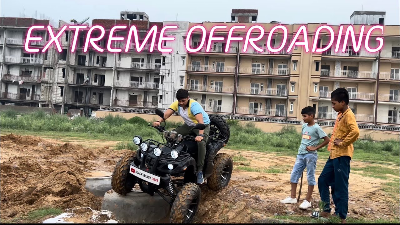EXTREME OFF-ROADING 🤯with ATV || @Khushaldagar #offroad #offroad4x4 #offroading #rider #motovlog