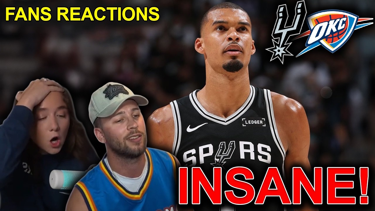 NBA fans reaction to Spurs beating the OKC Thunder 😭 GAME 6