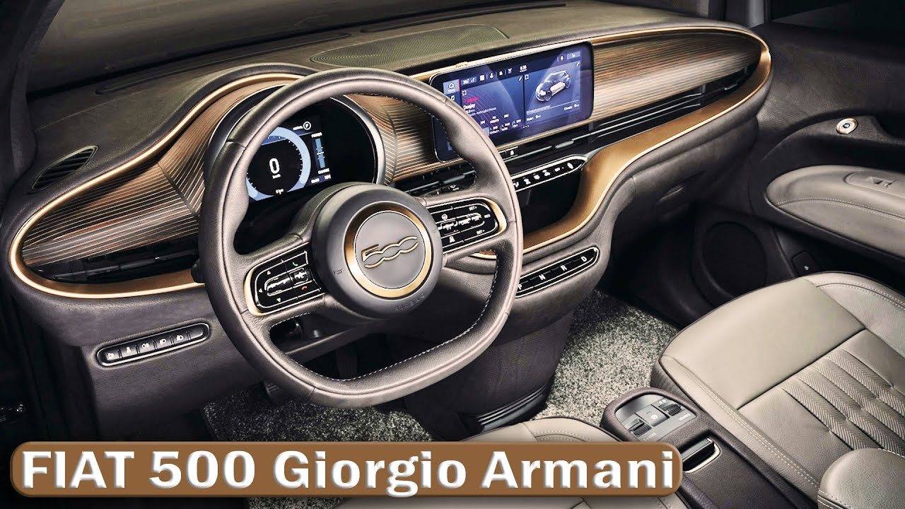 Fiat 500 Giorgio Armani - Interior & Exterior Design Preview