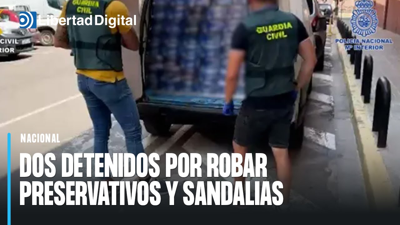 Dos detenidos por robar preservativos y sandalias en Alicante fingiendo ser repartidores