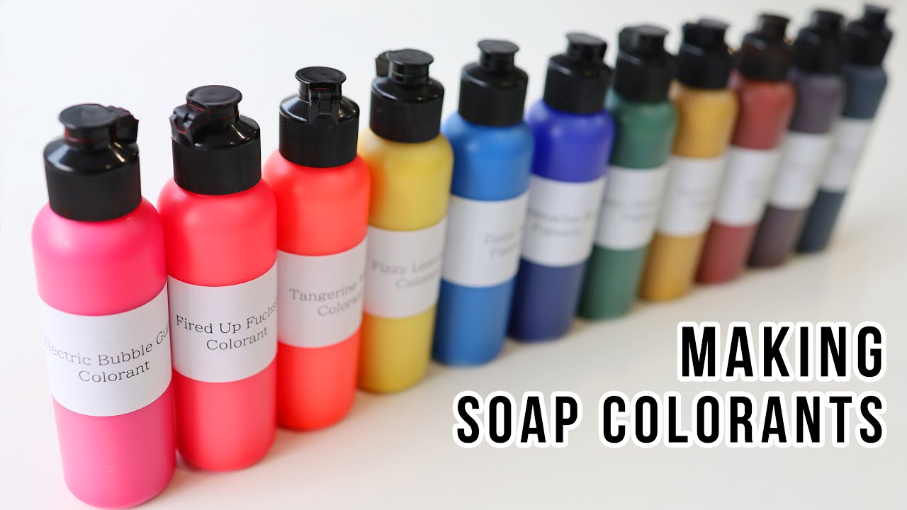 CP비누 색소 만들기 Making soap colorants