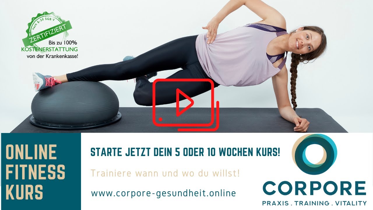 MGM Der Online Fitnesskurs von CORPORE praxis &bull; training &bull; vitality