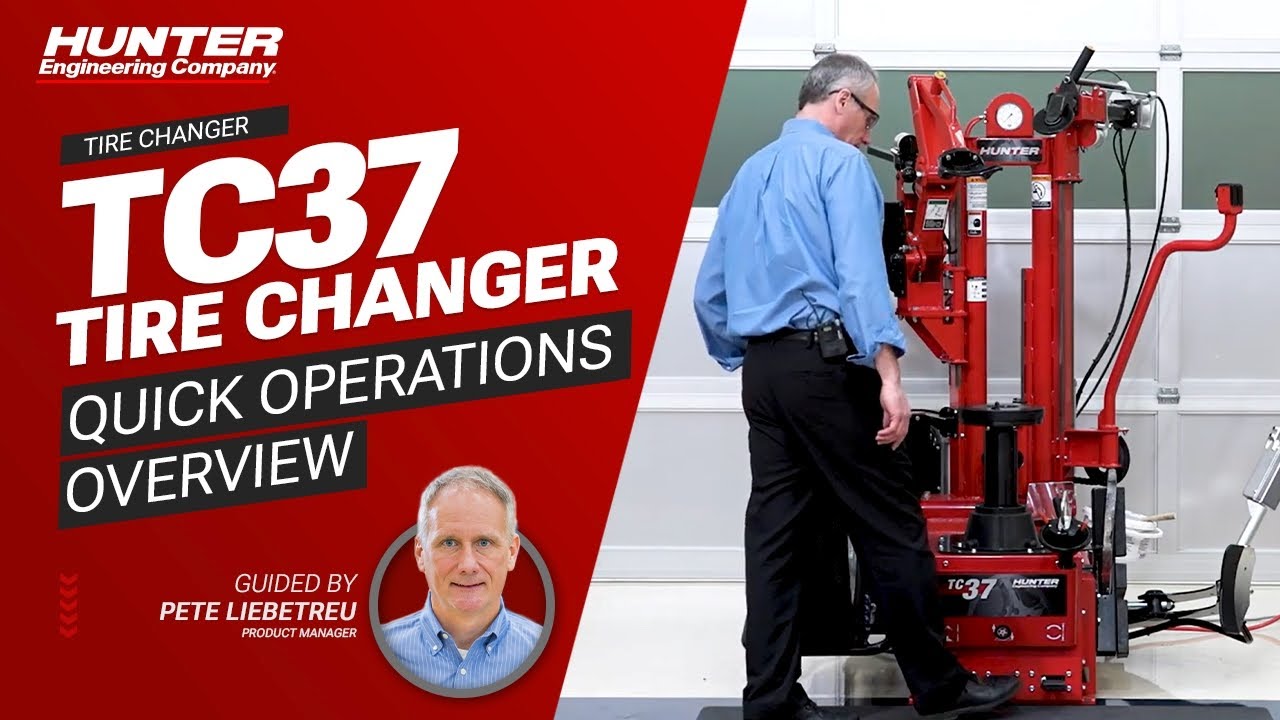 Эксплуатация шиномонтажного станка TC37 — компания Hunter Engineering