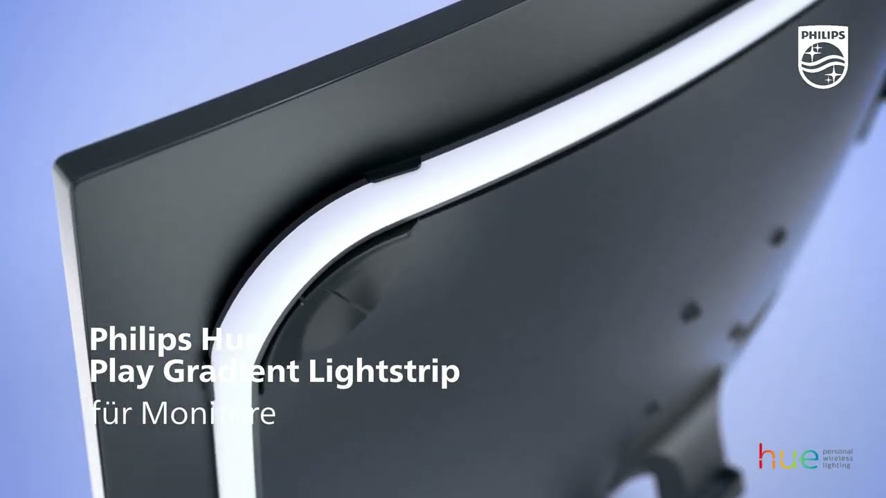 Philips Hue Play Gradient Lightstrip f&uuml;r einen Monitor