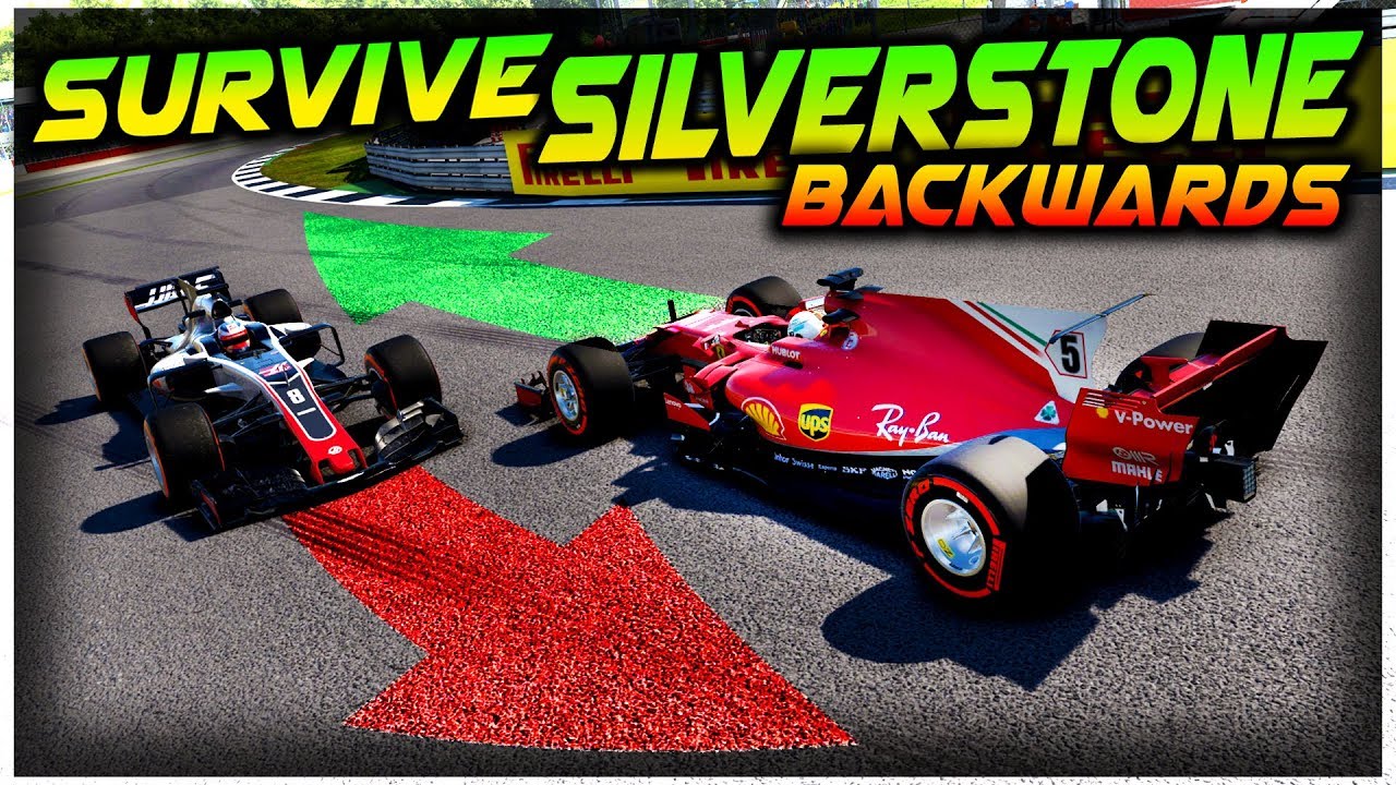 SURVIVE SILVERSTONE...BACKWARDS!!! - Hardcore Damage F1 Game