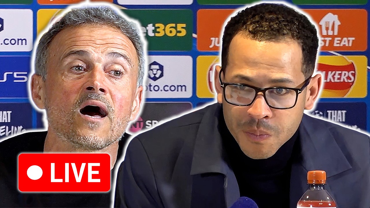🔴 LIVE | Liam Rosenior and Luis Enrique | Chelsea 0-3 PSG (Agg 2-8)