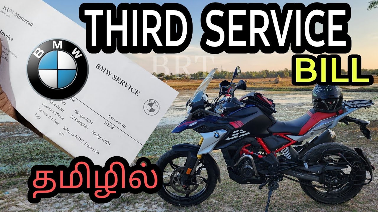 THIRD SERVICE BILL.. BMW 310 GS.. AFTER 27000 KMS.. DETAIL EXPLAINED #brtsquad #bmw310gs #service
