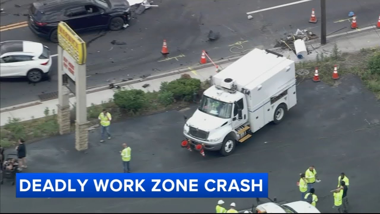 Crash on White Horse Pike in Magnolia leaves NJ American Water worker dead, 3 others hurt