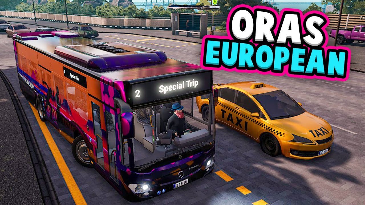 😬AM CALCAT UN PIETON PE NOUA HARTA EUROPEANA! Bus Simulator 21
