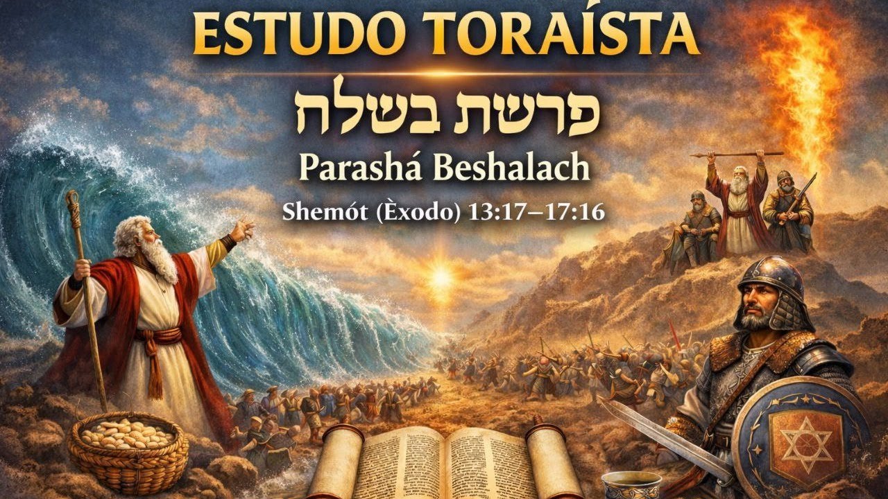 ESTUDO TORAISTA DA PARASHÁ BESHALACH - פרשת בשלח - Shemot (Êxodo) 13:17 até 17:16