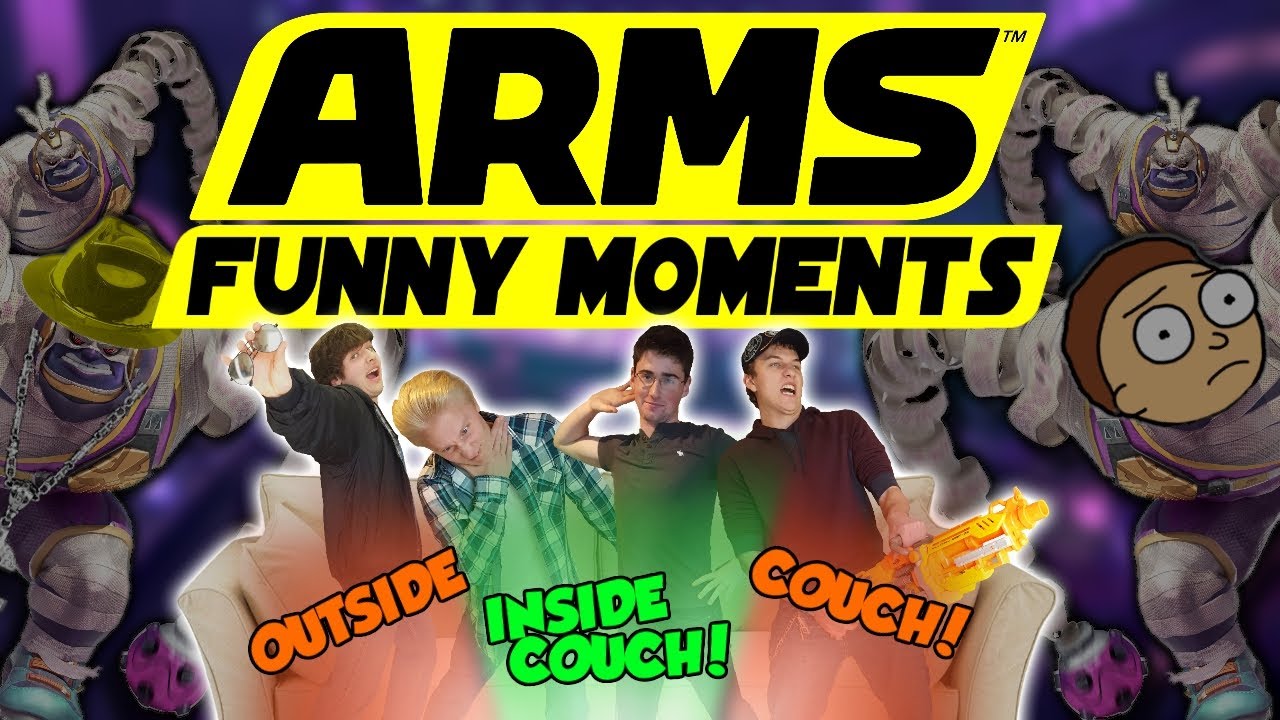 ARMS Couch Team Fights! Funny Moments with Master Mummy, Hammers, and More!!