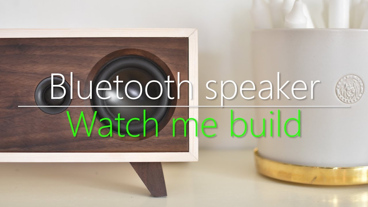DIY Bluetooth speaker build // Build Plans Available