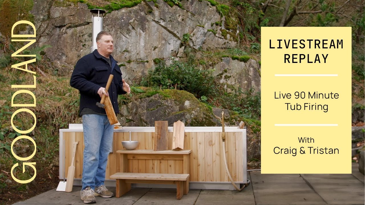From Fire to Soak in 90 Minutes: A Real-time Wood-Burning Hot Tub Session