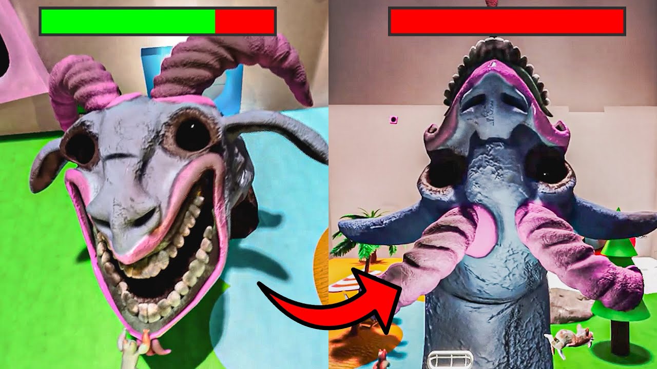 Garten of Banban 0 FINAL BOSS FIGHT with HEALTHBARS Behind The Camera