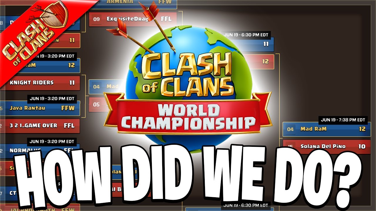 Mad RaM made it to Day 2 of the World Championship Pre Qualifier! (Clash of Clans)