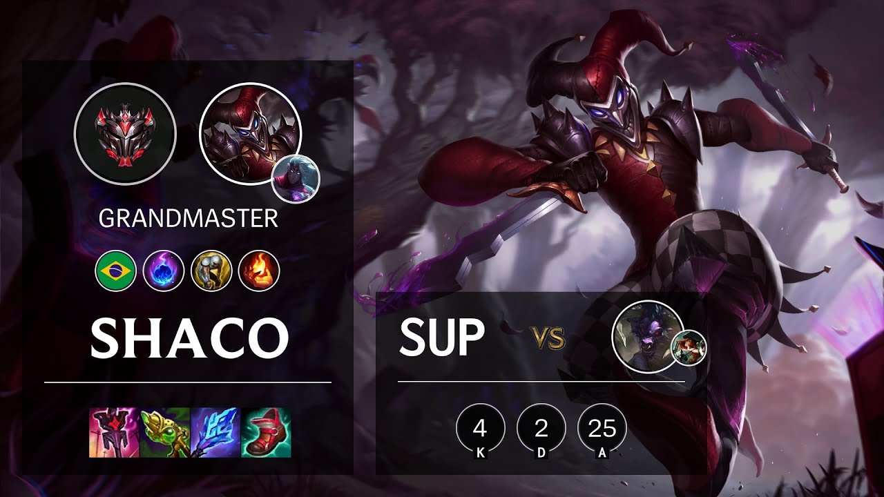 Shaco Support vs Alistar - BR Grandmaster Patch 10.25b