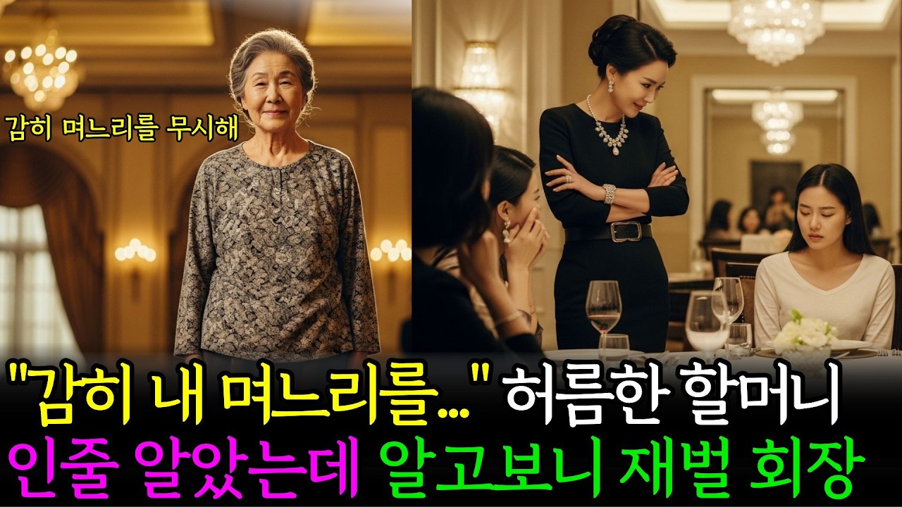 며느리의 눈물을 보고 시어머니의 복수가 시작된다ㅣ시니어사연ㅣ인생사연ㅣ노후사연ㅣ감동사연ㅣ오디오북