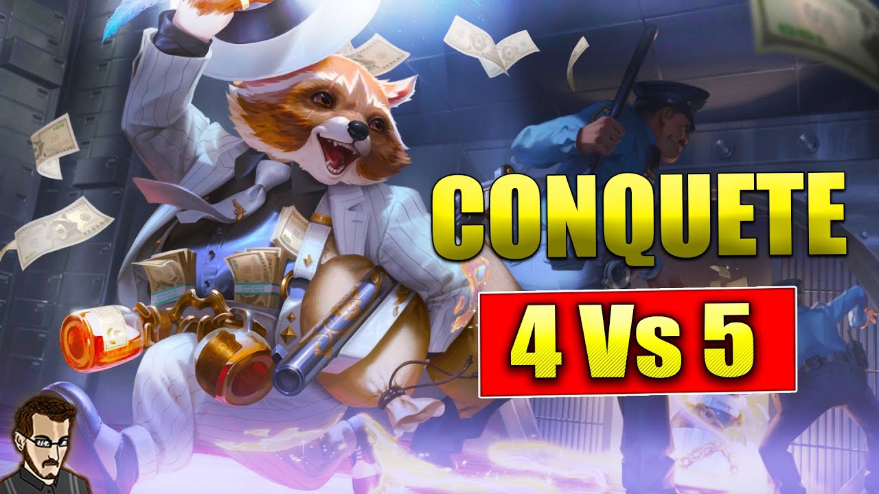 COMMENT GAGNER EN 4 Vs 5 ► DANZABUROU CONQUÊTE (SMITE FR)