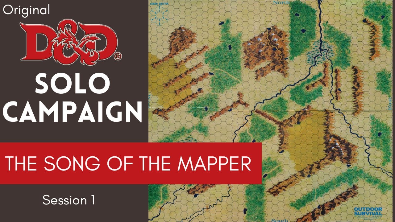 Оригинальная сольная игра D&D — сессия 1; Сидадд — картостроитель