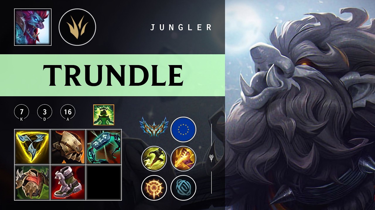 Trundle Jungle vs Dr. Mundo - EUW Challenger Patch 26.05