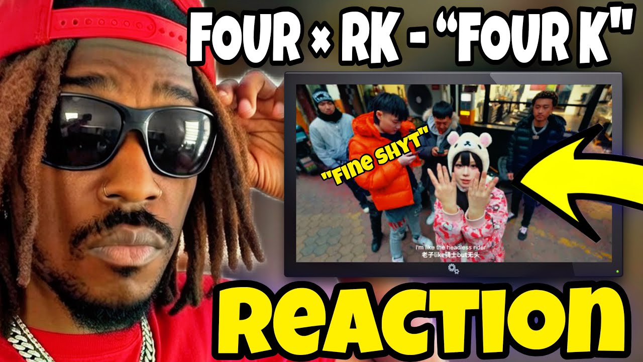 Она просто в шоке!! Реакция на клип FOUR × RK на песню “FOUR K” (официальный музыкальный клип)! 😤🔥