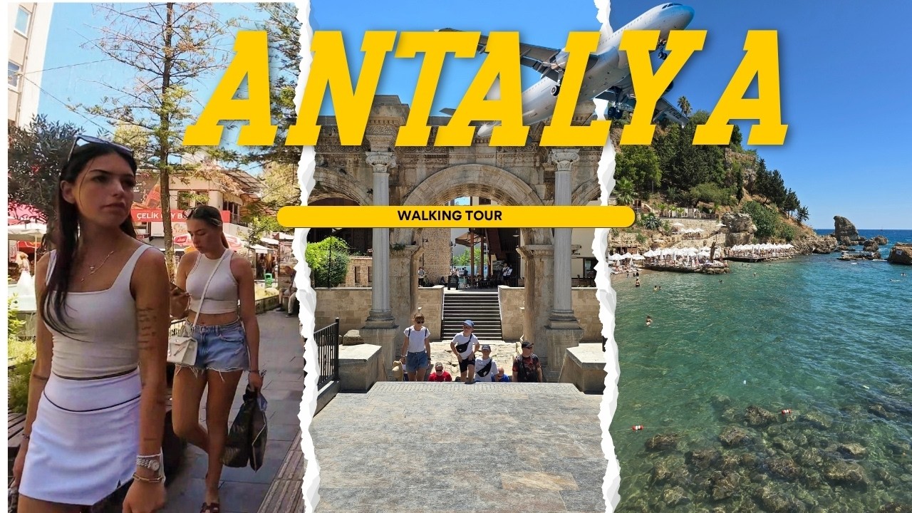 ANTALYA City Center Turkey | Walking tour Türkiye 2025 | [4K HDR 60FPS]