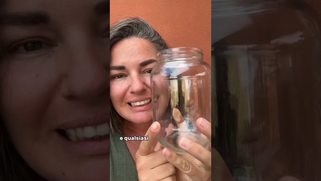 Vasetti riciclati perfetti | il metodo definitivo per togliere etichette e colla