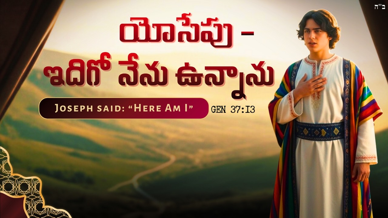 యోసేపు - ఇదిగో నేను ఉన్నాను || Gen 37:13 || Joseph: 