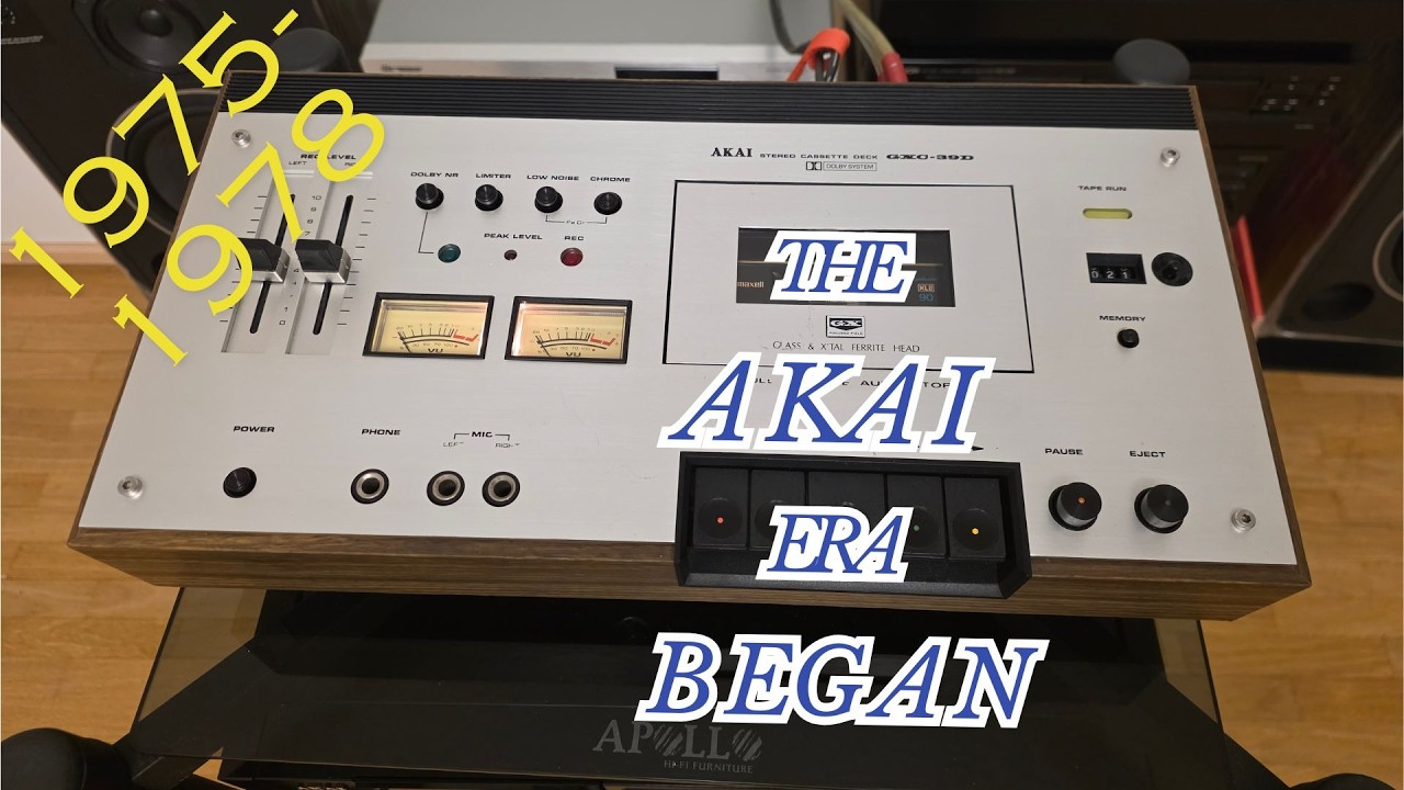 Кассетные вертушки Akai начало.