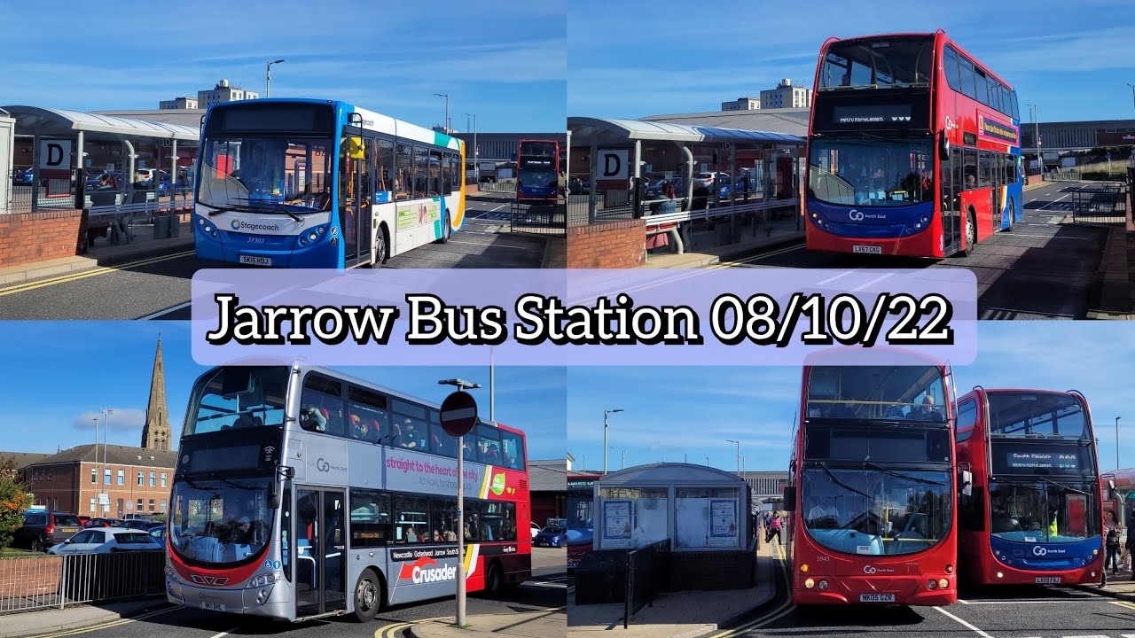 Buses at Jarrow Bus Station | 08/10/22