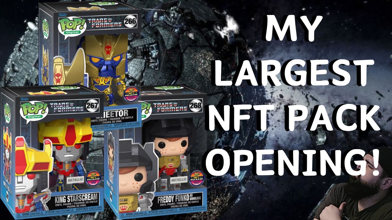 My Largest Funko NFT Pack Opening Ever! - Transformers Series 2