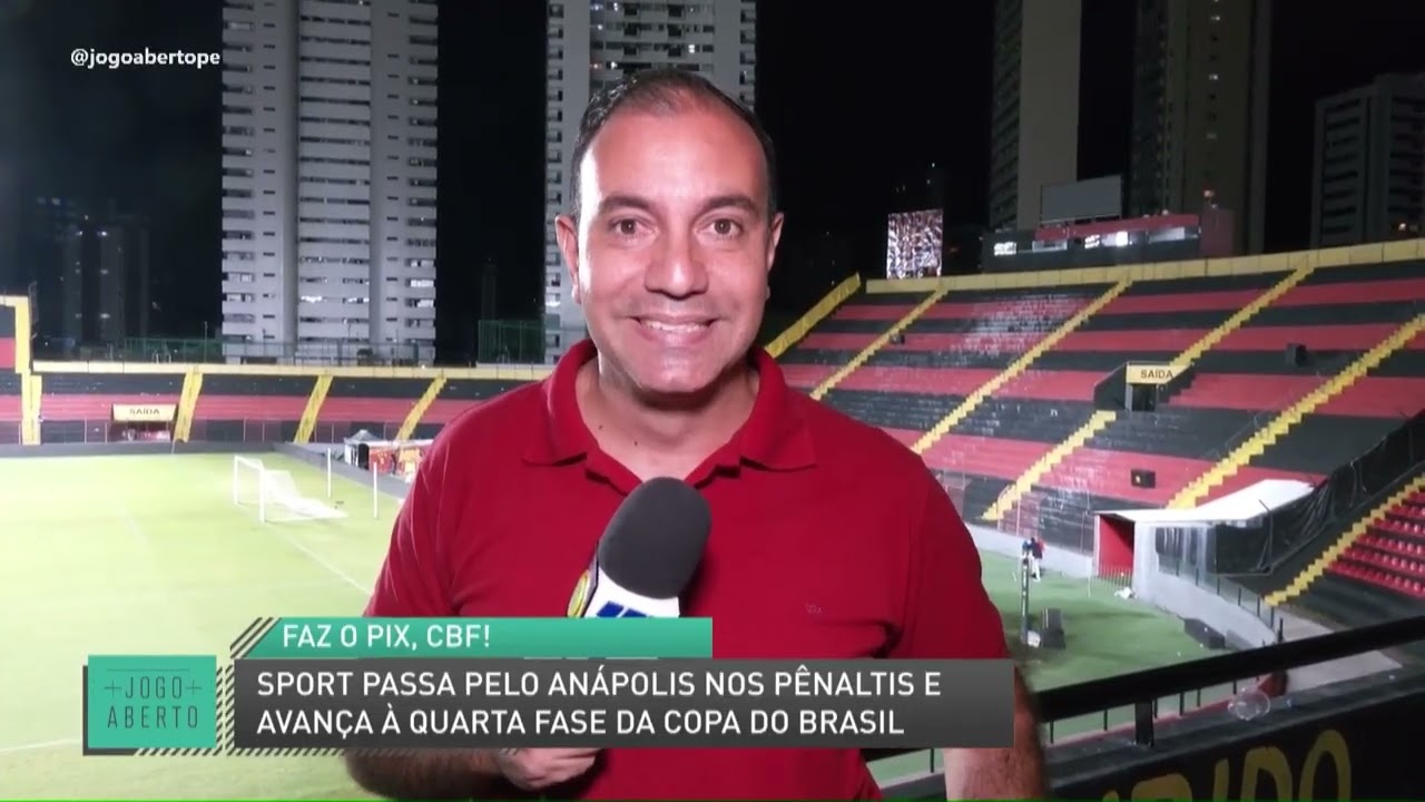Sport passa pelo Anápolis nos pênaltis e avança à quarta fase da Copa do Brasil
