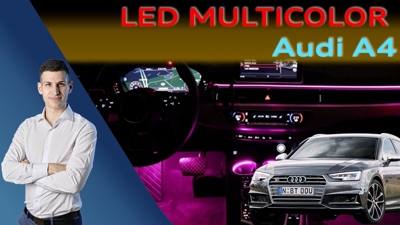 Vuoi le luci interne colorate originali sulla tua Audi ?! Guarda questo