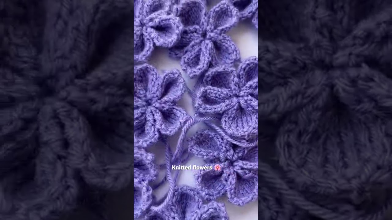 Knitted flowers to blossom your day🌸💓