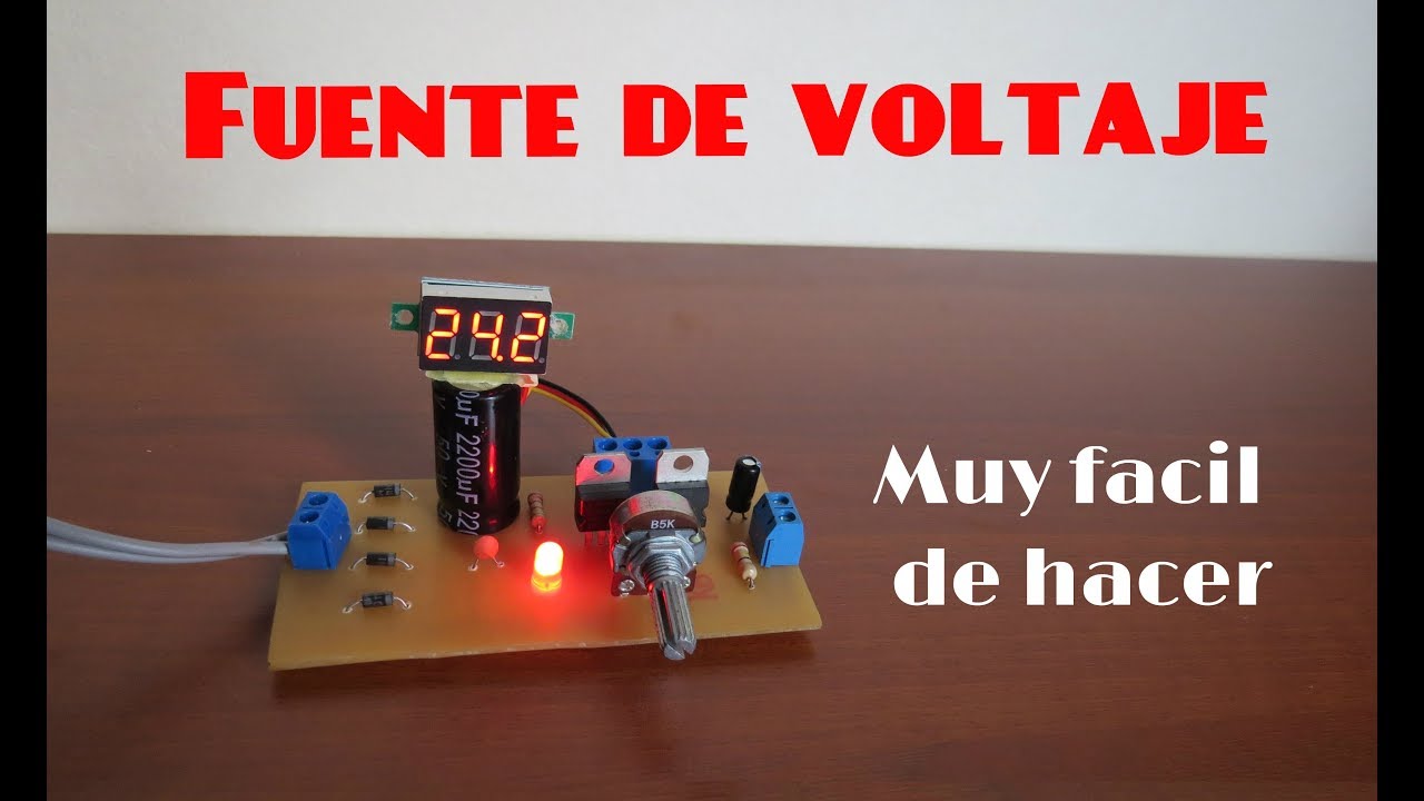Fuente de voltaje regulable DIGITAL/Ideatronic