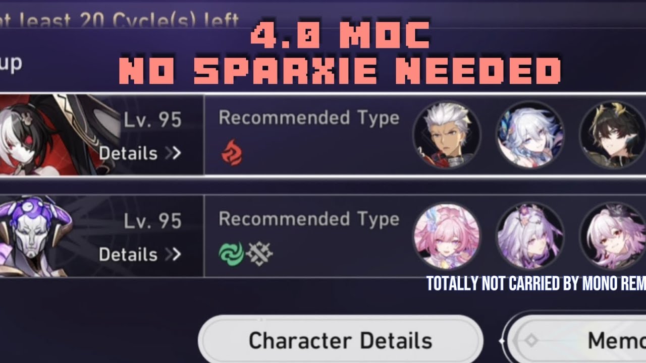 3-Cost Archer & 6-Cost Castorice in 4.0 MoC | Honkai: Star Rail Memory of Chaos
