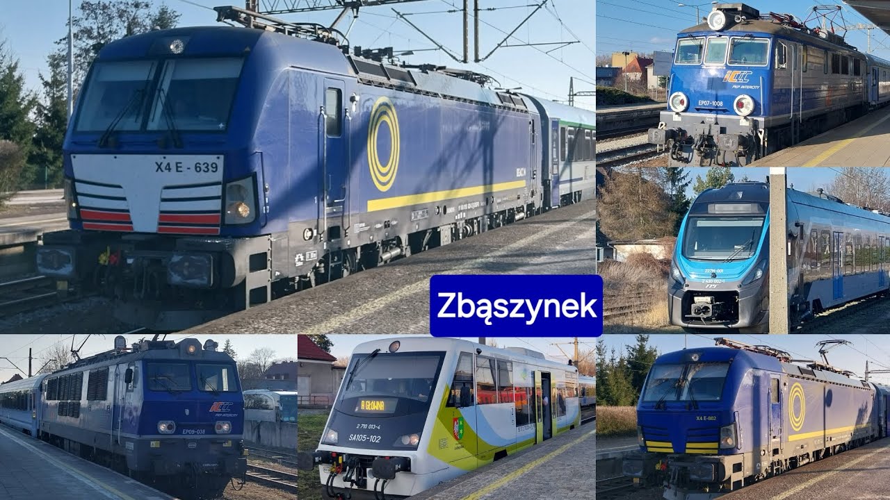 Pociągi na stacji Zbąszynek IC, EIC, KW, PolRegio