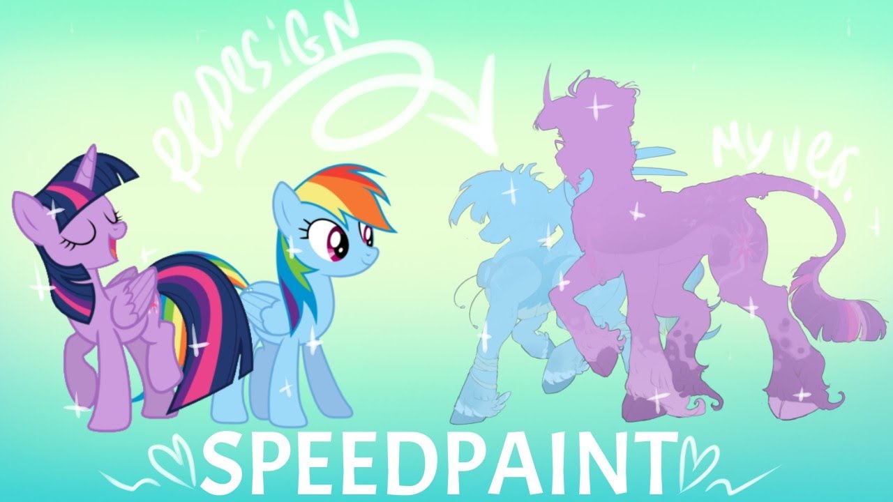 MLP Mane6 Redesign[SPEEDPAINT]