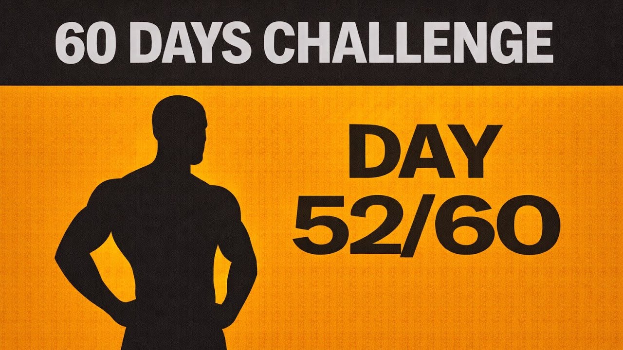 Day : 52 60 days challenge body transformations #bodytransformation #60dayschallenge 