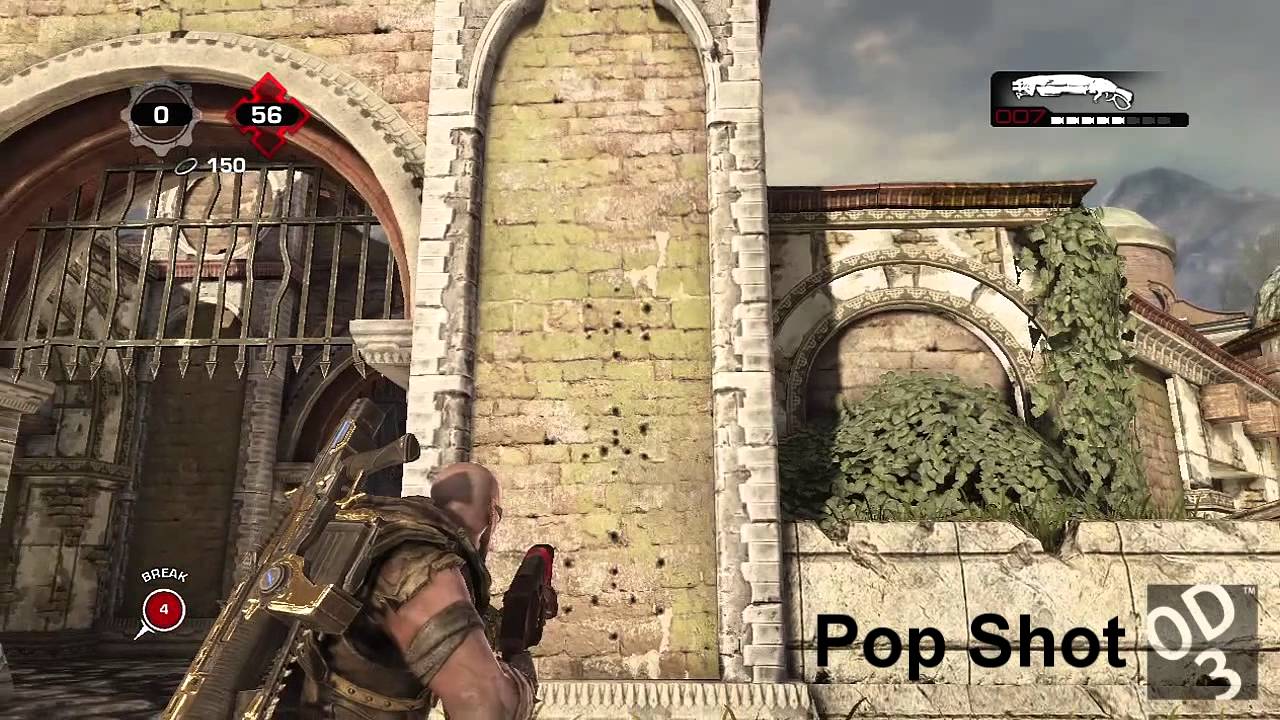 Gears Of War 3: Gnasher Shotgun Accuracy Test