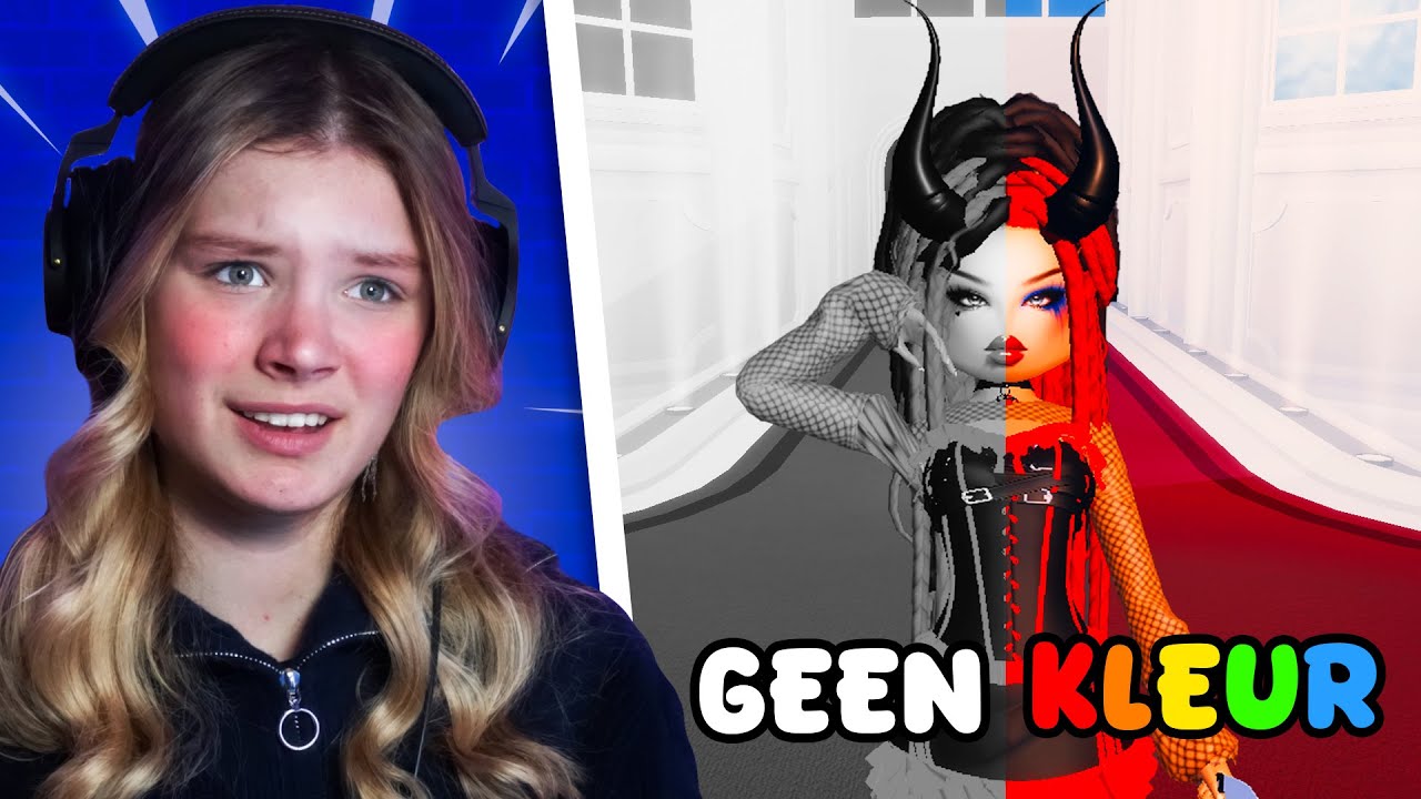ZWART WIT CHALLENGE IN DRESS TO IMPRESS! 💄| ROBLOX Dress To Impress