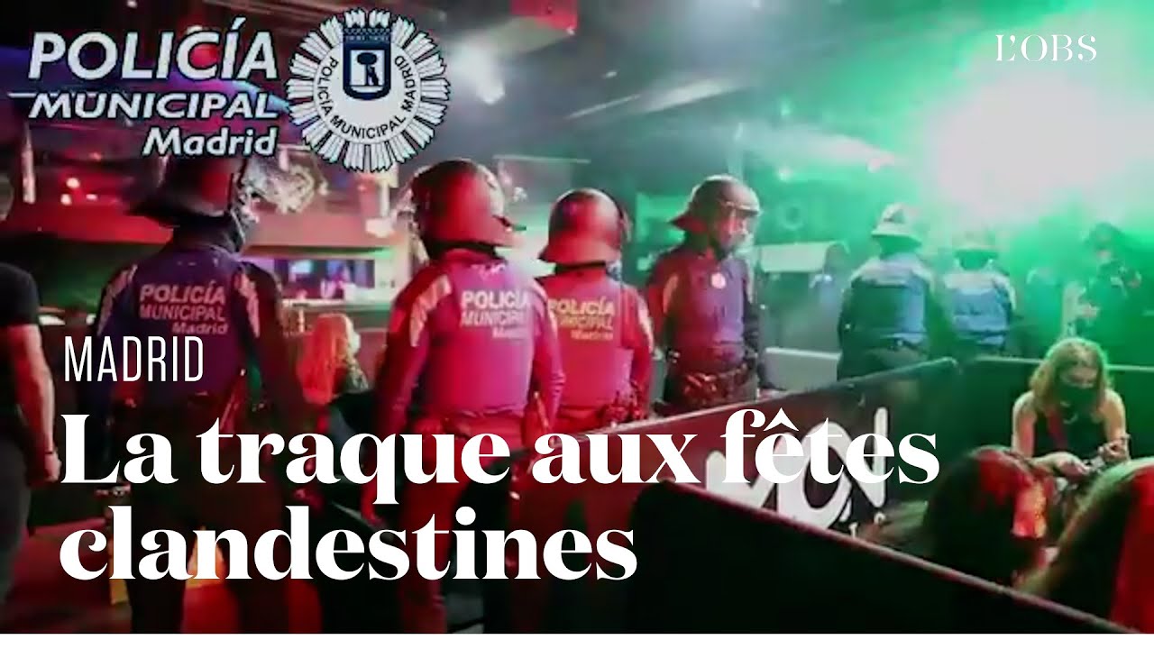 Des touristes arr&ecirc;t&eacute;s par la police espagnole apr&egrave;s des f&ecirc;tes clandestines &agrave; Madrid