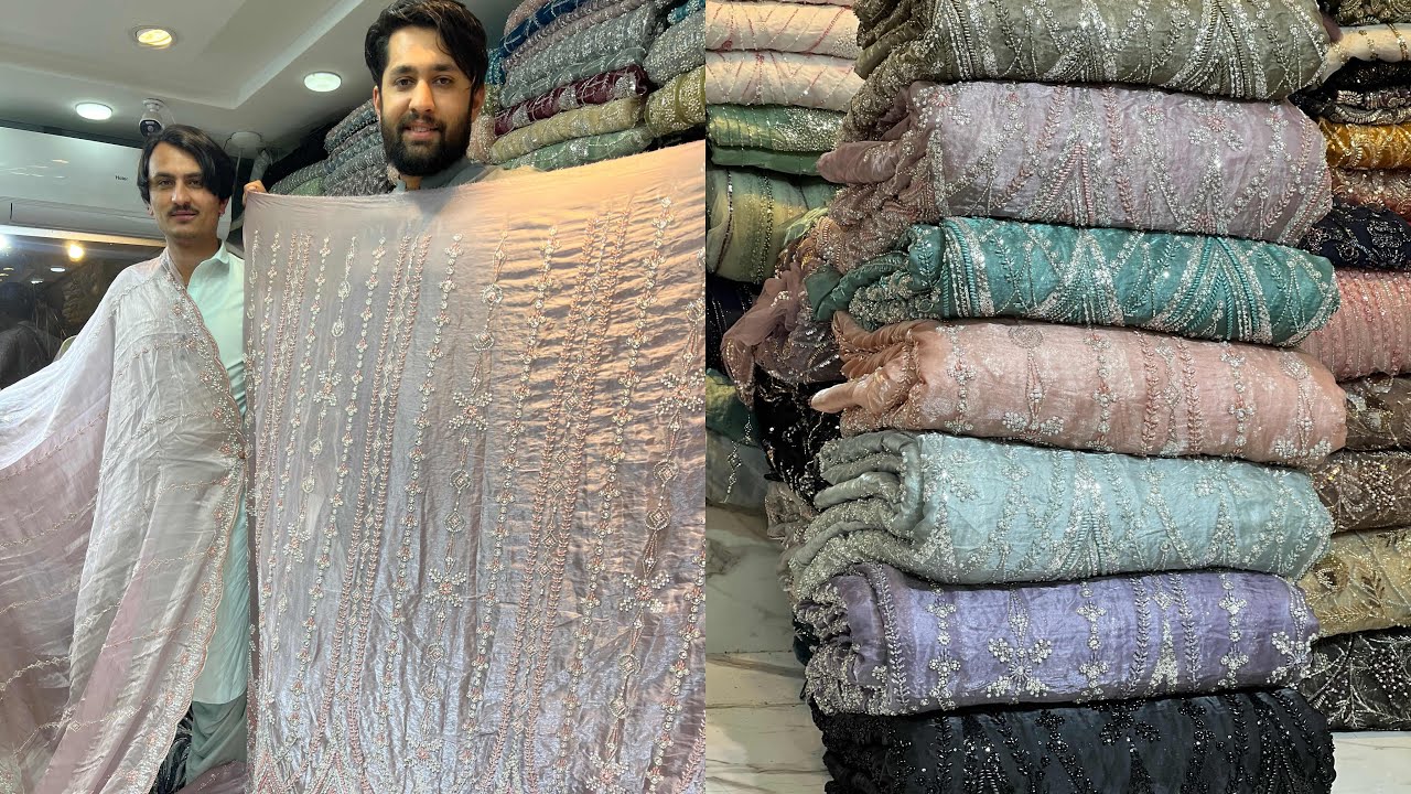 🤩New Zarri Work Corean Silk Cutdana / Contact Only Watsapp+923101003905