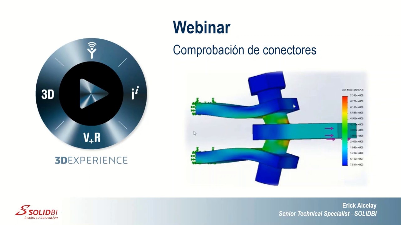 SOLIDWORKS Simulation - Comprobación de Conectores