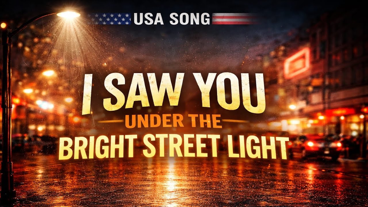 NEW SONG OF U.S.A || I SAW YOU UNDER THE BRIGHT STREET LIGHT || #song #americanmusic #musicindustry