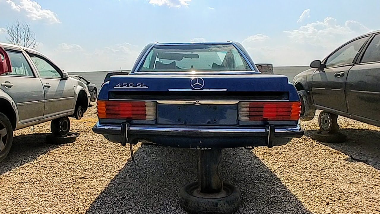 End Of The Road For This Extremely Nice 1973 Mercedes 450SL Junkyard Find