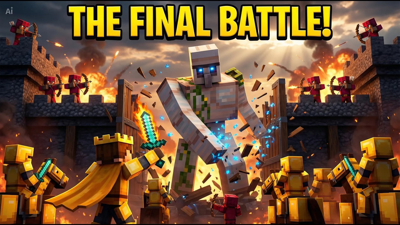 A Warning of Revenge! The Golden Army Invades and Sieges Ironhold | LavaCraft Minecraft 🔥
