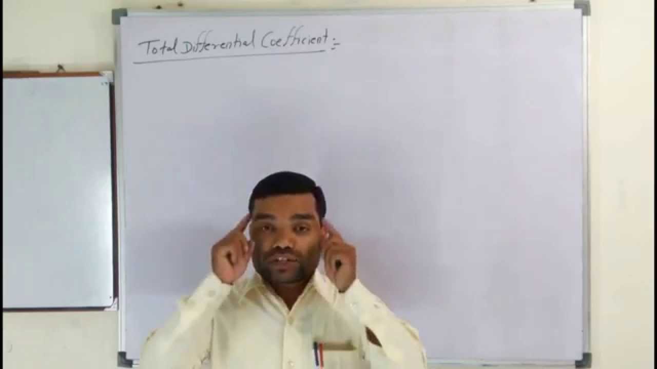 Total Differential Coefficient in Hindi