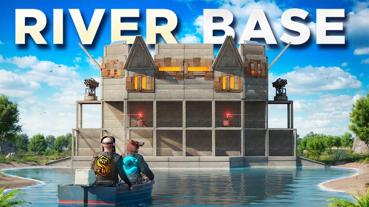 We Built a River Fortress to Survive Wipe day in Rust (ft. Coma)