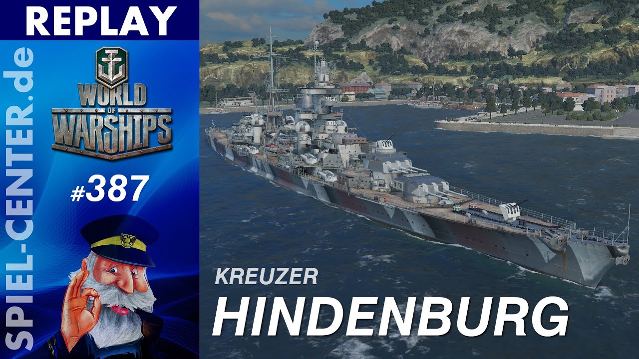 World of Warships Replay #387: Hindenburg [ 970 und 600 Punkte Rückstand ]